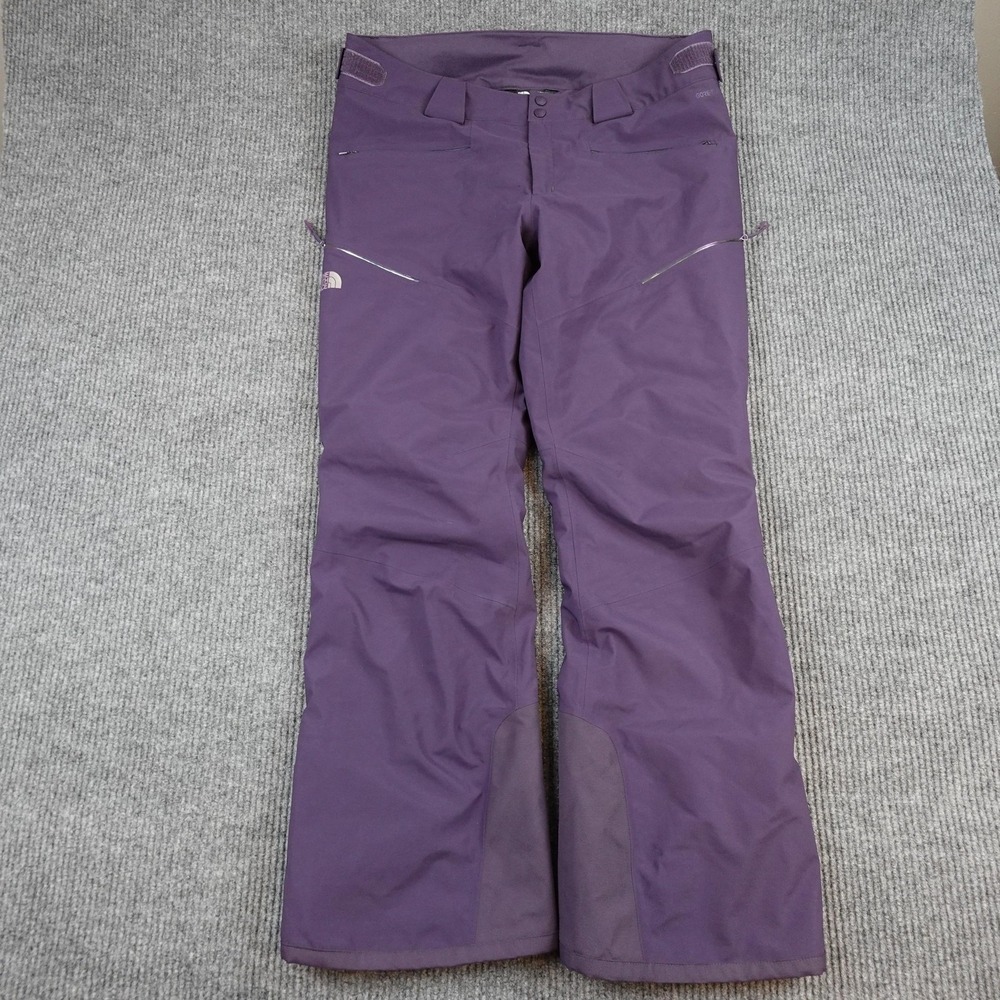 North Face Goretex Snow Pants Womens XL Purple Insulated Ski Snowboard